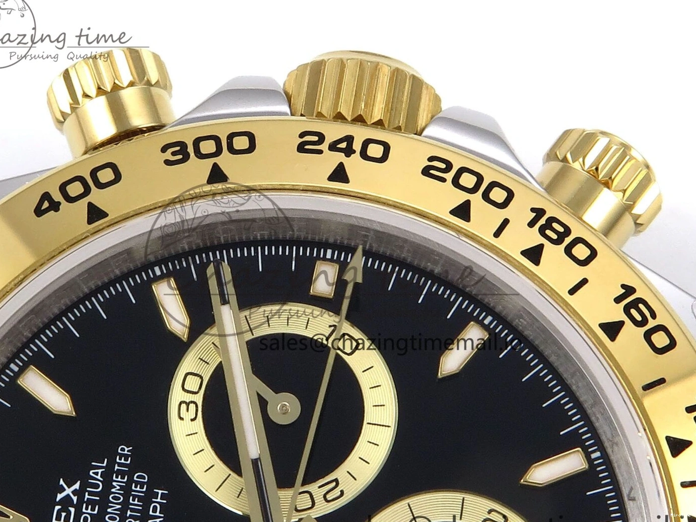 MiroTime 0128 Daytona 126503 QF 1:1 Best Edition Black Dial on SS YG Braclet SH4131 V TechFriendly 1273